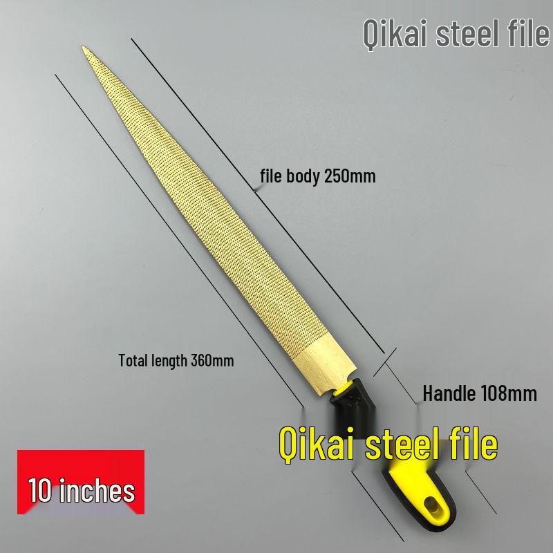 Золотой рашпиль по дереву - Мелкий и крупный зуб Полукруглый деревообрабатывающий инструмент