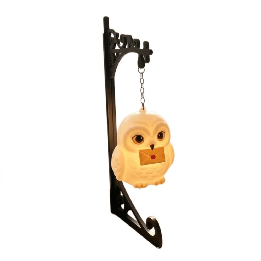 Wrought Iron Owl Bookshelf Lamp Vintage Bookend Shelf Lamp Reading Nook Light Birthday Gift
