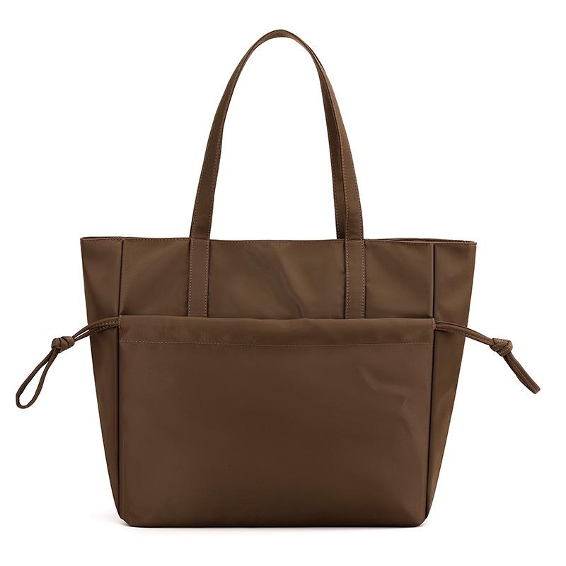 Большая вместительная сумка-тоут, легкая водонепроницаемая нейлоновая сумка, женская сумка через плечо