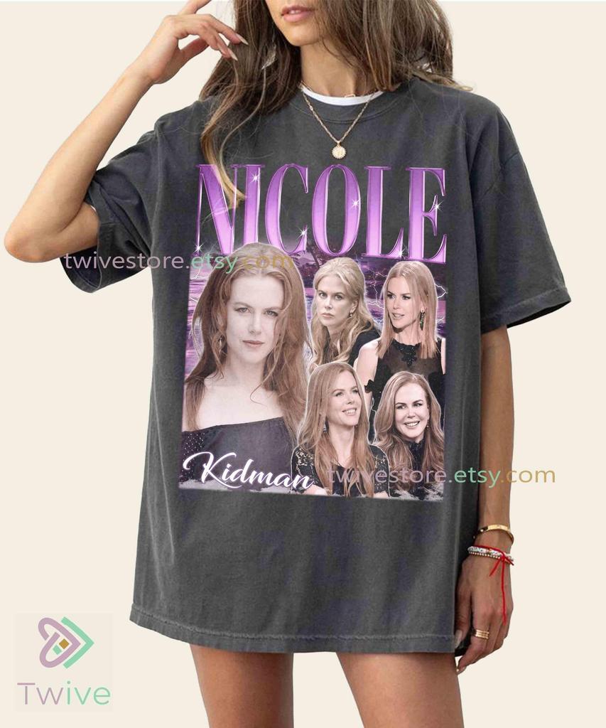 Vinatge Nicole Kidman T-Shirt, Graphic Tee, Movie Fan Gift