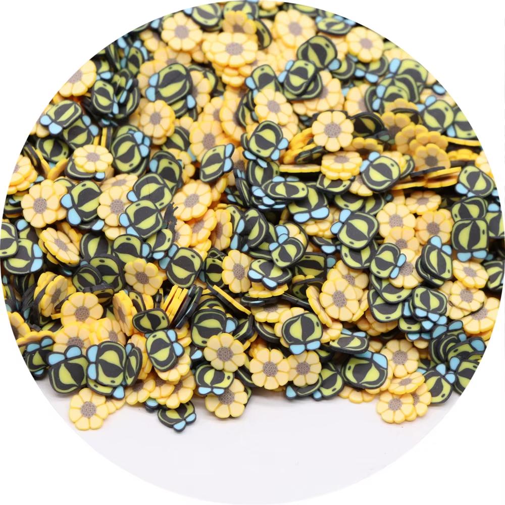 1kg Cartoon Cute Mixed Flower Bee Soft Clay Sheets for Art Therapy and Relaxation Activities