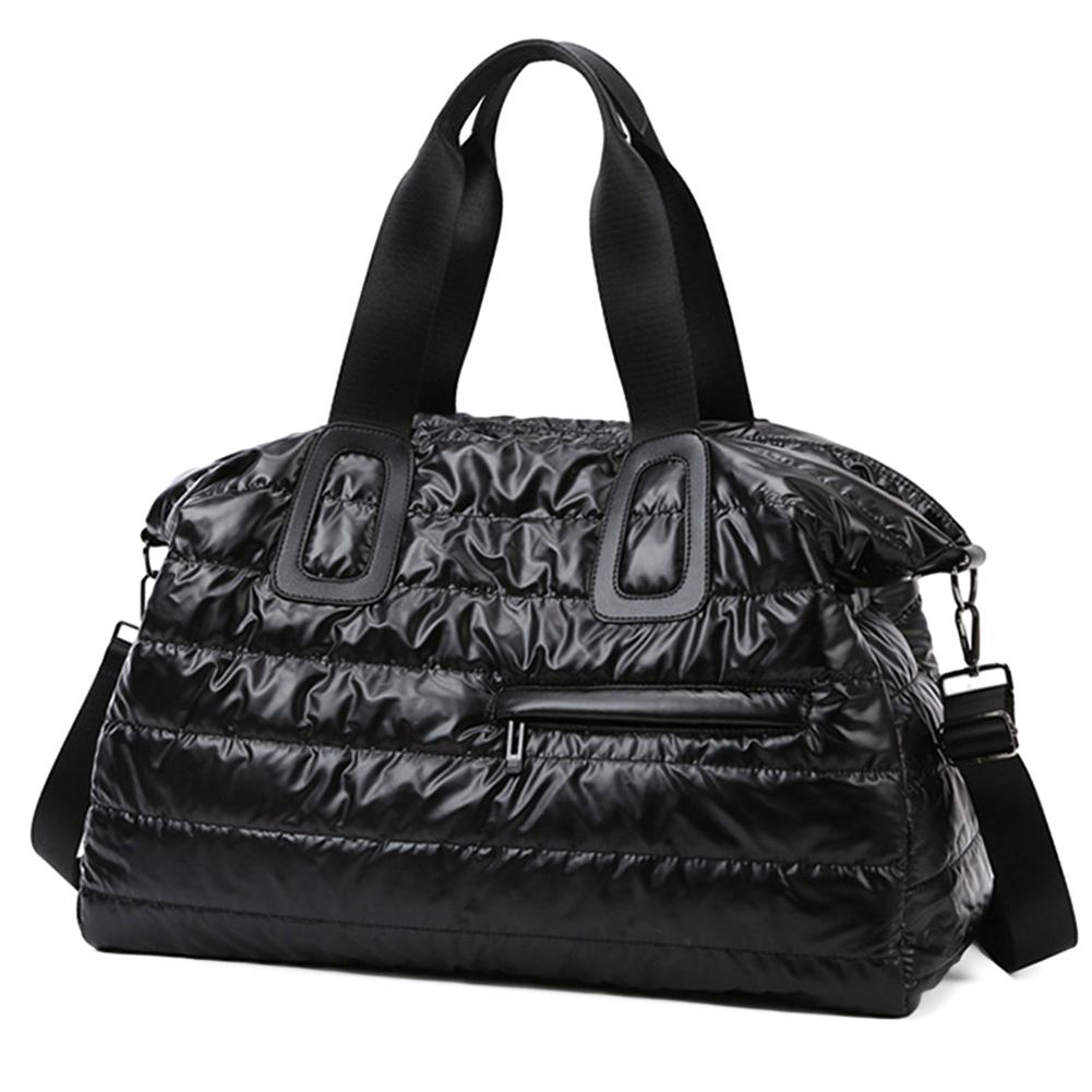 Большая вместительная стеганая спортивная сумка с отделением для влажного и сухого отделения, многофункциональная нейлоновая сумка-мессенджер, водонепроницаемые сумки с ручками сверху