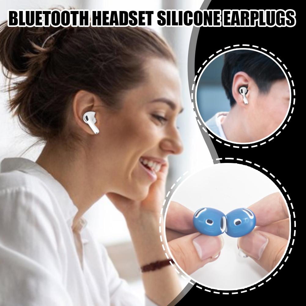 Anti-slip Eartips For AirPods 4 Silicone Ultra-thin Earplugs Cover Earphone Anti-allergy Anti-f N8U2