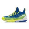 Li-Ning Крутые дышащие амортизирующие бадминтонные кроссовки Cool Shark Унисекс Сине-зеленые AYZP005-2
