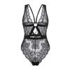 Women's Lace Sheer Comfy Bodysuit Lingerie Set for Summer