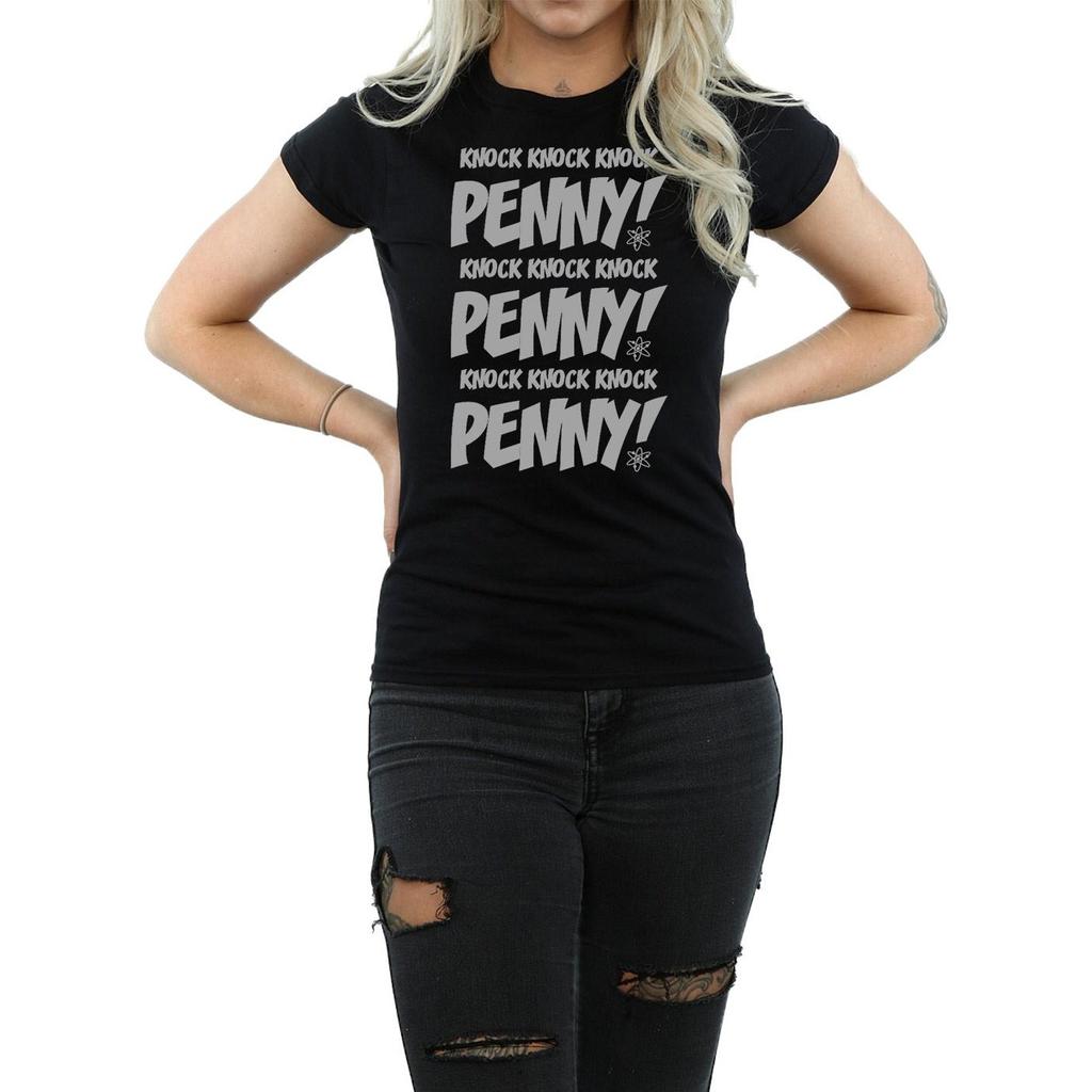 The Big Bang Theory Womens/Ladies Knock Knock Penny Cotton T-Shirt