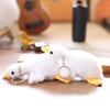 Keychain Plush Soft Goose Pendant Compact Size Travel Bag Ornament Doll Gift