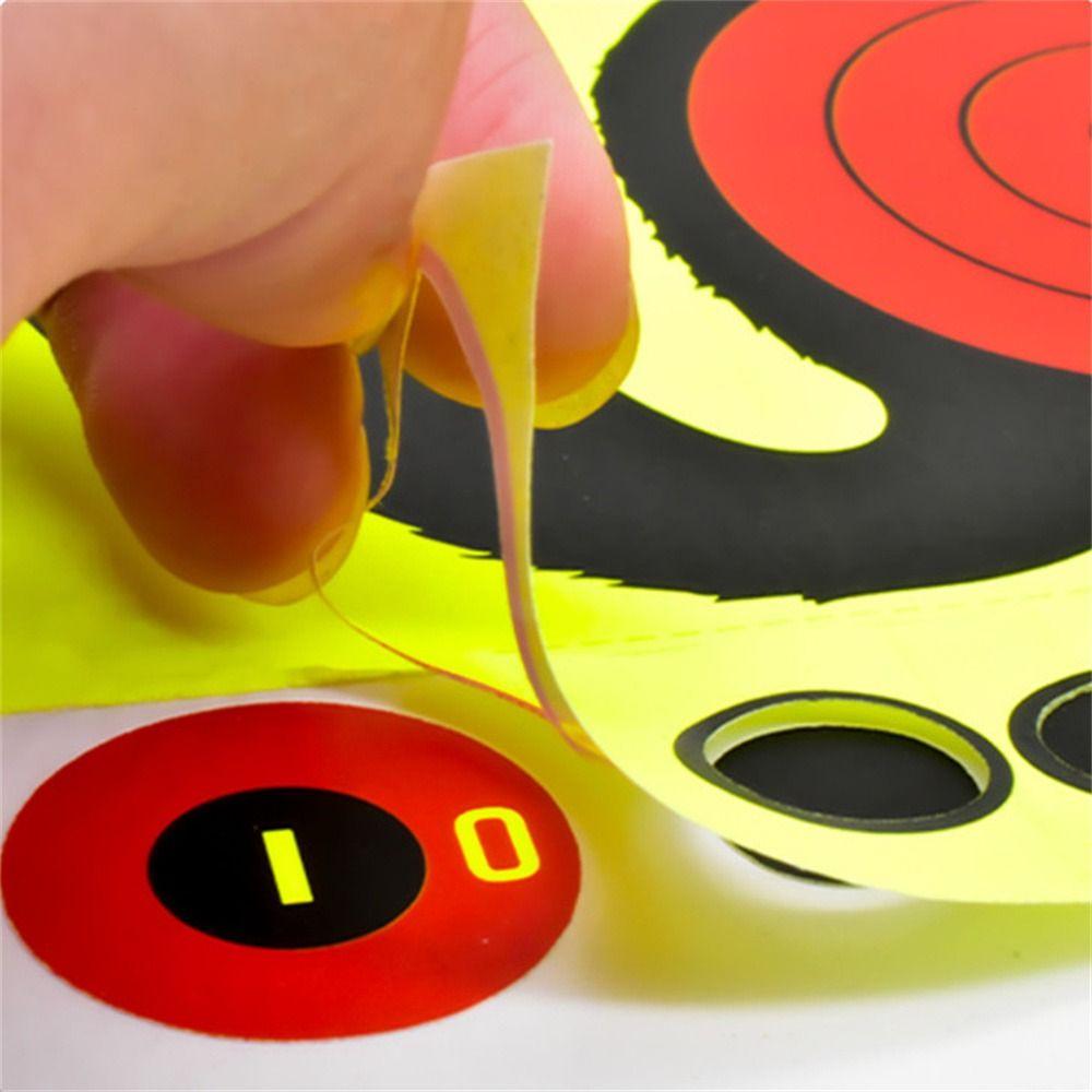 5 шт. Распыление 5 шт. Самоклеящиеся 8x8 дюймов Самоклеящиеся Тренировка прицеливания Мишень для стрельбы Мишени Бумага Мишень Наклейка Мишени Наклейки