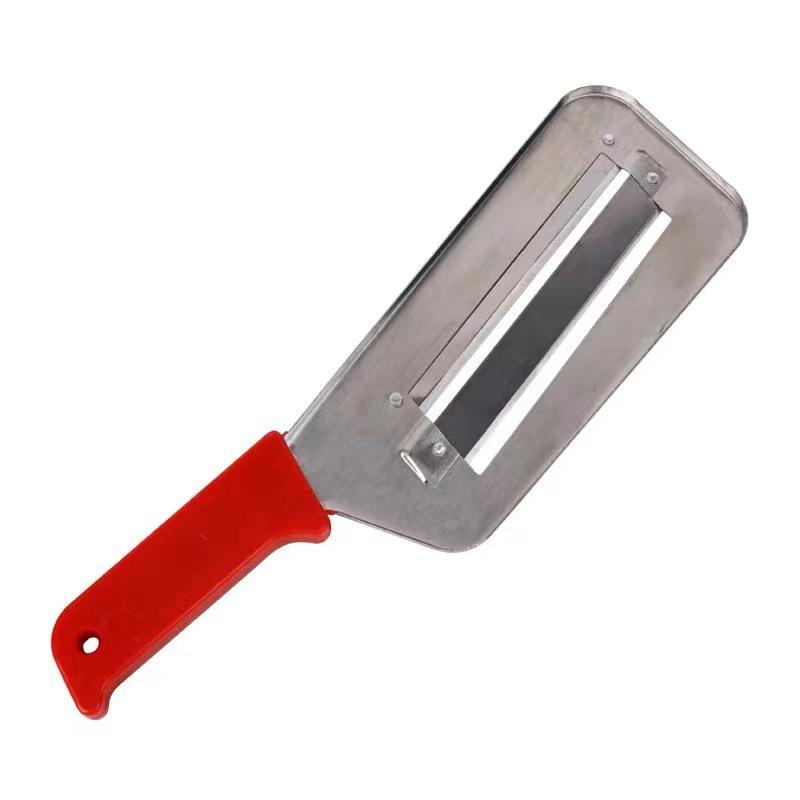 Многофункциональная овощерезка и фрукторезка из нержавеющей стали с двойным лезвием, овощечисткой и теркой