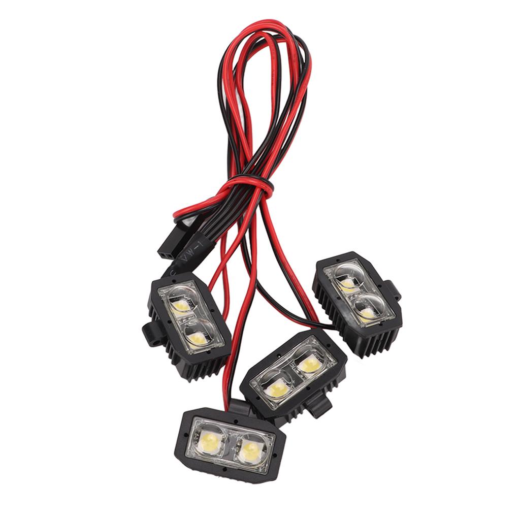 Радиоуправляемая фара 5?7.4V 8LED Белый свет RC Светодиодные фары Износостойкие RC Светодиодные фонари с пластиком