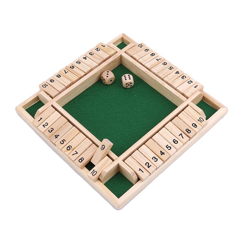 "Digital 2 People" Funny Puzzle Game Shut The Box Board Set Number Education Toys For Childern