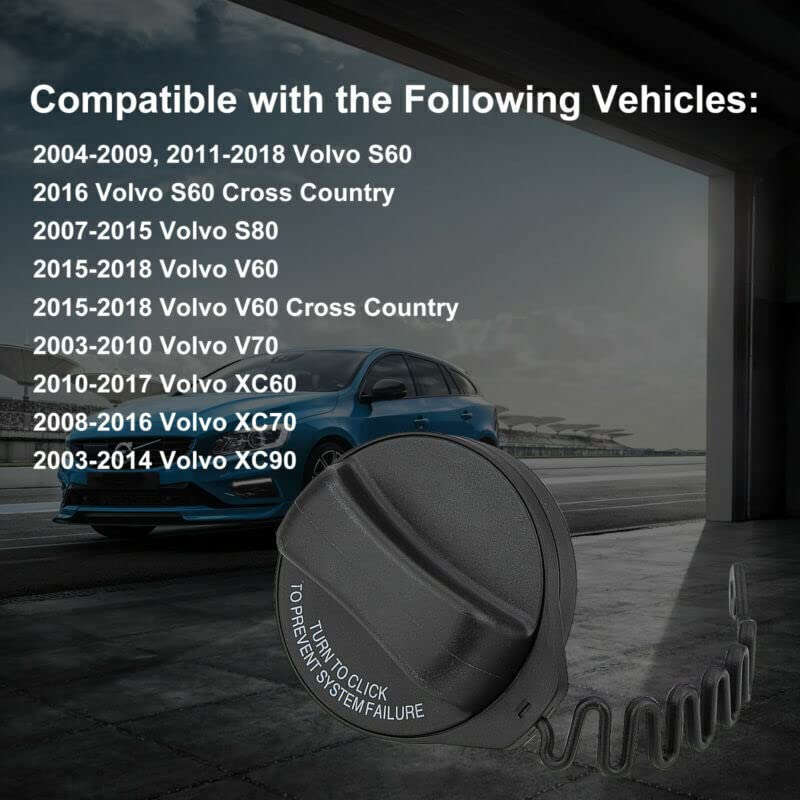 ZUANYUKO Крышка бензобака Крышка заливной горловины для Volvo V70 S60 XC90 S80 XC60 V60 Крышка топливного бака автомобиля 31392044