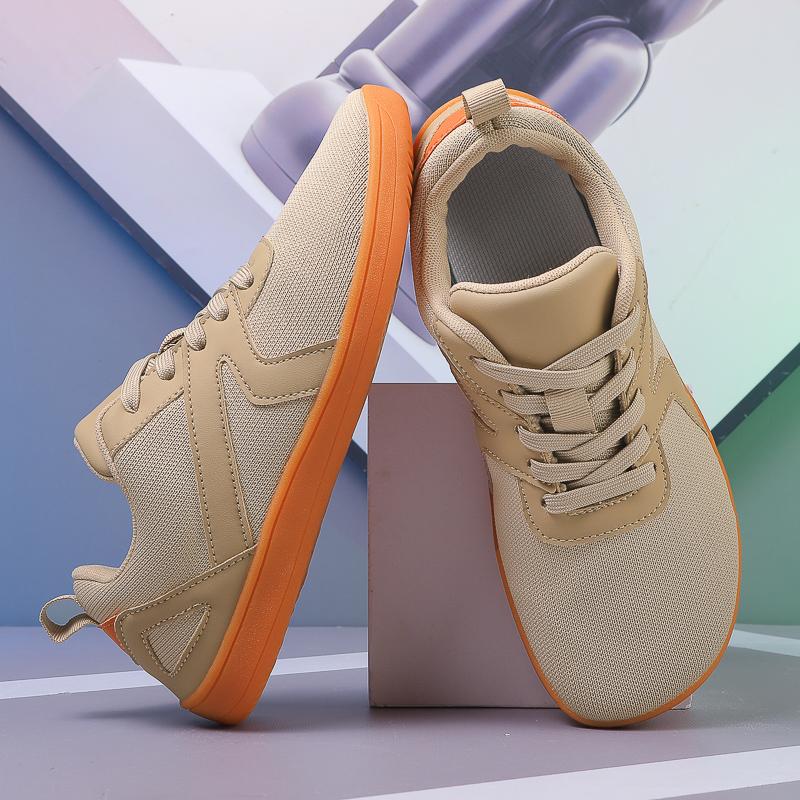 Широконосые повседневные спортивные туфли для пар, обувь для ходьбы босиком, плоская обувь, дышащие сетчатые кроссовки для кросс-тренинга