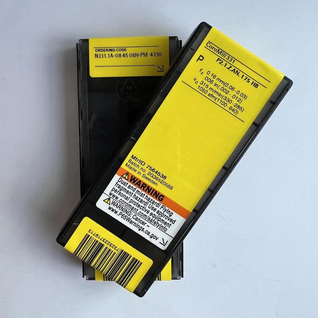 Original Sandvik / N331.1A-084508H-PM 4330 / CNC Lathe Carbide Blade 10 PCS