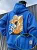 Demon Slayer Men's Hoodie Zenitsu Agatsuma Anime Fleece Sweatshirt High Quality Warm Autumn Winter Pullover Women And Men Hoodie
