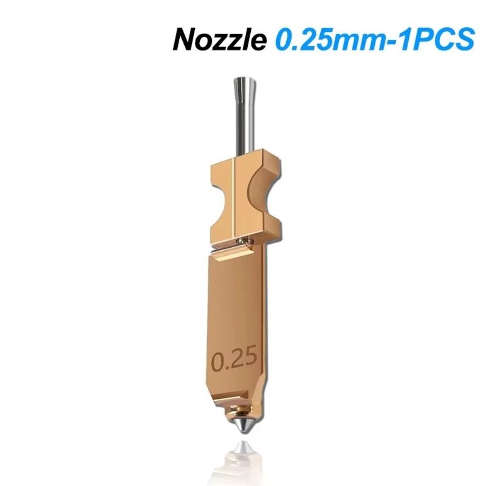 Quick Release 3D Printing Nozzle 0.25mm 0.4mm 0.6mm 0.8mm All Metal Hot End for Flashforge AD5X