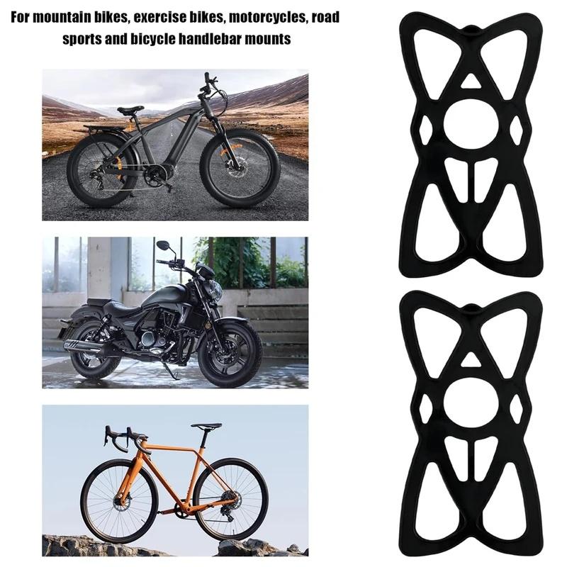 Motorcycle Phone Mount Tether Replacement Silicone Bands for Bike Holder Grip Rubber Strap Security Bands for iPhone Samsung