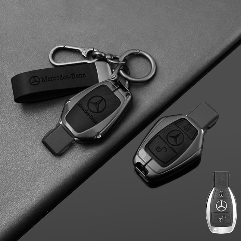D7Car Key Case Cover Protector for Mercedes Benz CLK ML SLK B C E S Class Auto Keychain Accessories Car Styling for Mercedes Benz