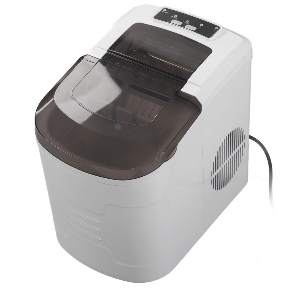 Ice Maker Machine ABS White 112W Household Ice Making Machine for Small Market Restaurant Kitchen