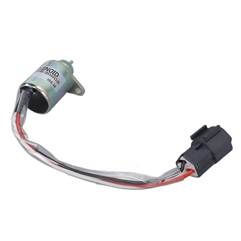 Fuel Shut Off Solenoid 1503ES 12S5SUC12S High Temperature Resistant Fuel Shutdown Solenoid for R55‑5 R60‑5