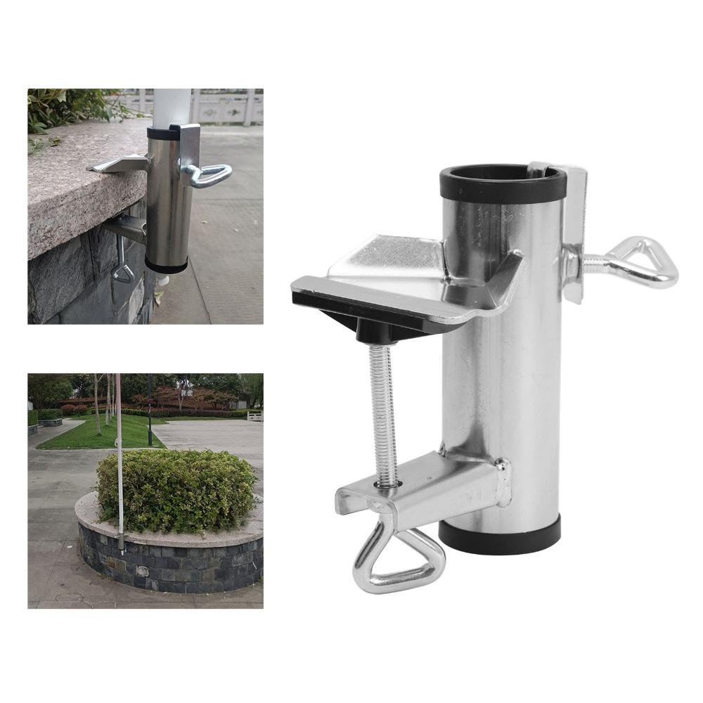 Heavy Duty Patio Umbrella Clamp 38mm Inner Diameter Deck Umbrella Clamp  For Deck