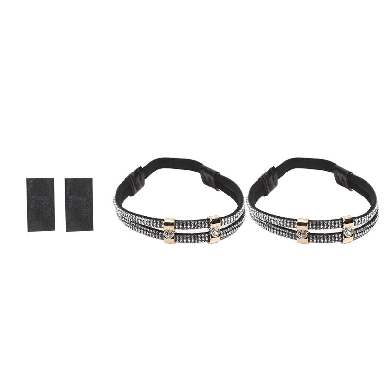 Женский ремень для обуви Стразы Высокие каблуки Шнурки Бесплатный треугольный пучок Фиксация на щиколотке Свободная Противоскользящая Пучок Шнурки Завязки Ленты