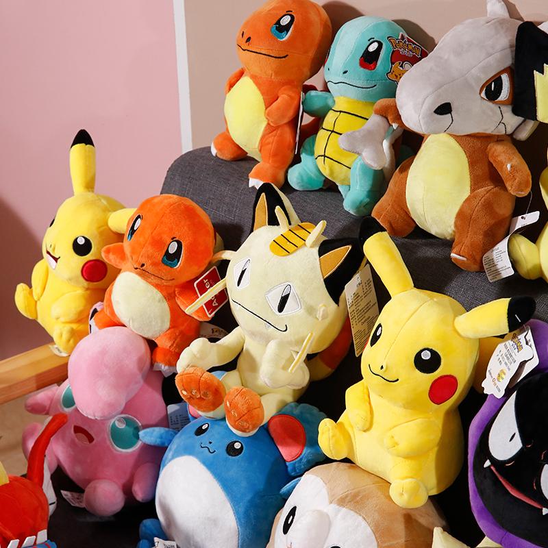 Оригинальная кукла покемон Пикачу плюшевая кукла забавная Бульбазавр Сквиртл Чармандер Чаризард Иви Снорлакс Jigglypuff Psyduck детские игрушки рождественские подарки