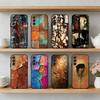 R-Ретро Индустриальный Стиль Ржавый Чехол Для Телефона Для Samsung Galaxy A73,A21s,A22,A31,A52,A53,A71,A41Мягкий Черный Корпус