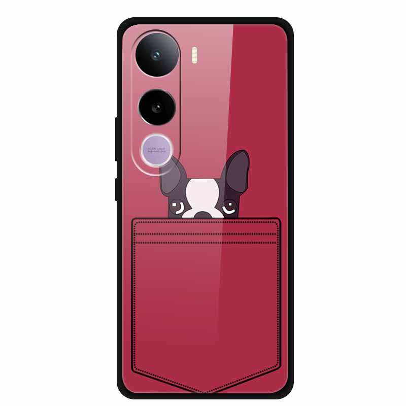 Tempered Glass Cases For Vivo Y400 5G Case 6.67" Painted Hard Back Cover Soft Bumper For Vivo Y 400 2025 Protective Phone Case