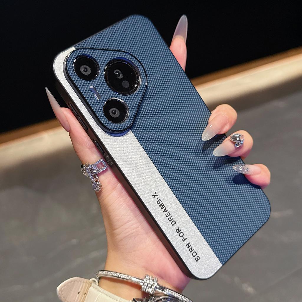 Сшитый Цвет Матовый Для Magsafe Магнитный Чехол Для Huawei Pura 80 70 P60 Mate 70 60 50 Pro Plus Рельефный Узор Ударопрочный Чехол