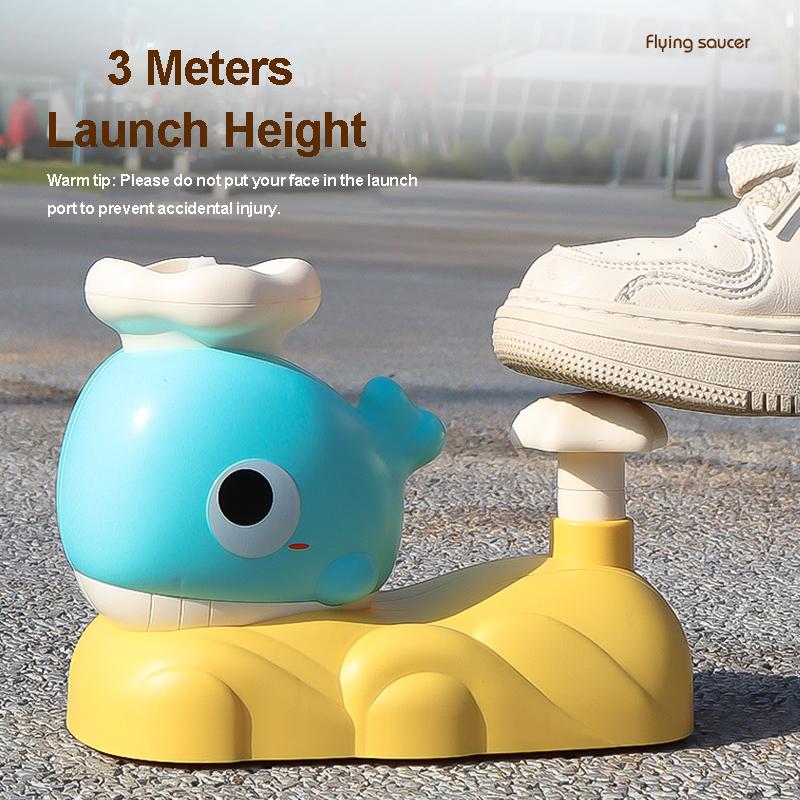 Воздушная ракетница, уличная игрушка, парящая ракета, летающий диск, тарелка, пусковая установка для ног, детская прыжковая спортивная игра, развивающая игрушка для детей