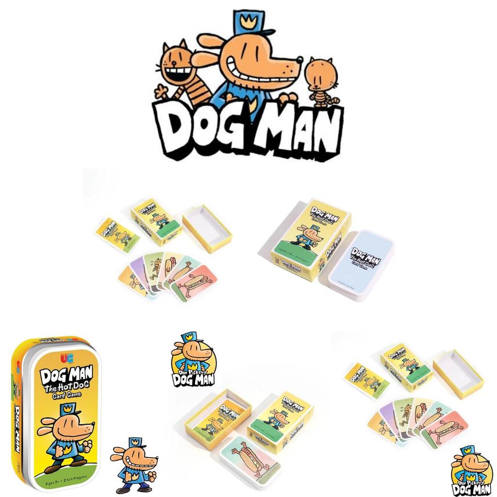 Dog Man Detective Dog Fun Party Game Card Deck For Interactive Family Entertainment