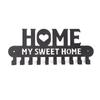Металлический настенный крючок с буквой HOME - Креативный держатель для ключей и полотенец из железа