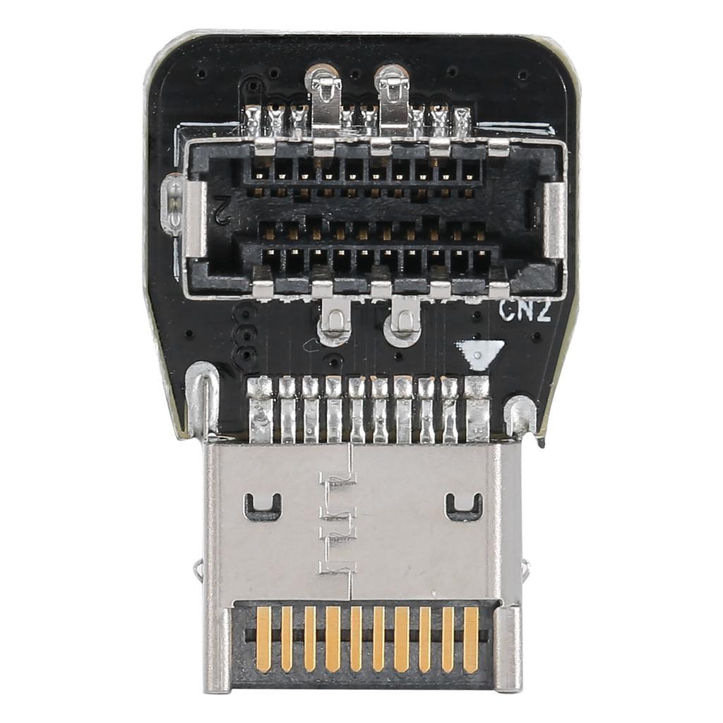 Передний разъем адаптера TYPEE для материнской платы ПК USB3.1 10G 90-градусный поворотный коленчатый преобразователь PH74B
