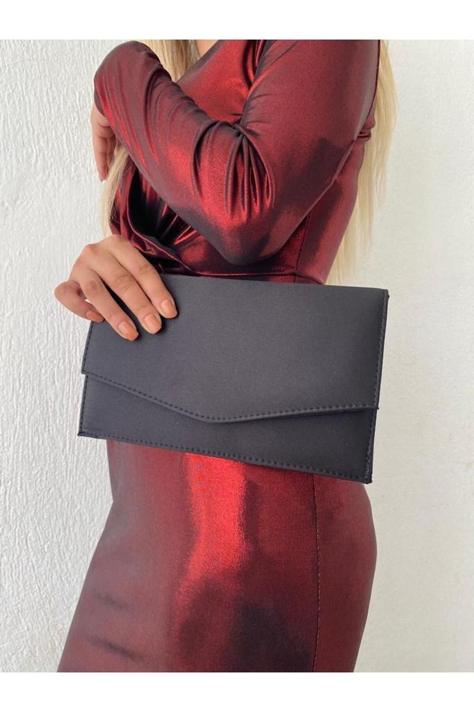 Women's Stylish and Useful Evening Dress Bag Satin Silver Evening Dress Bag Clutch Portfolio Strap Shoulder and Hand Bag 2023