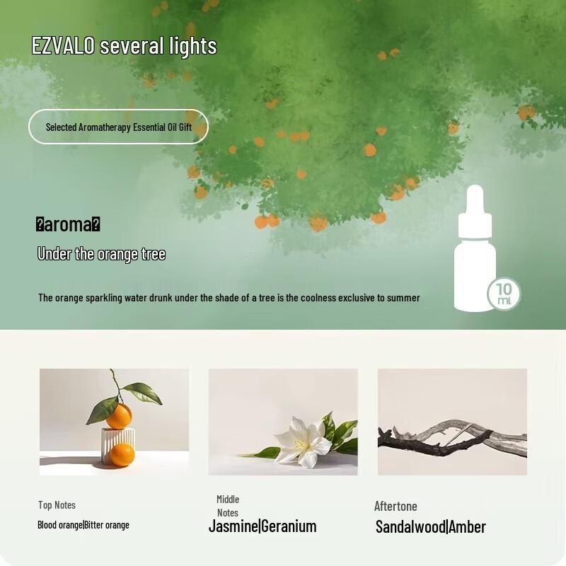 EZVALO Ретро Арома Bluetooth Динамик и Подсветка