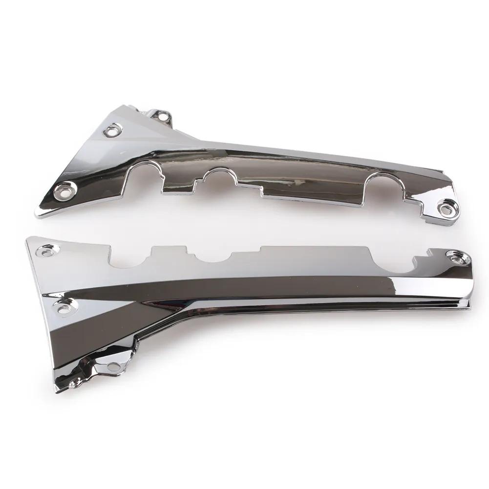2PCS Motorbike Fairing Right Left Lower Rear Frame Covers For Honda Goldwing GL 1800 Chrome Decorate Covers GL1800 2001-2011