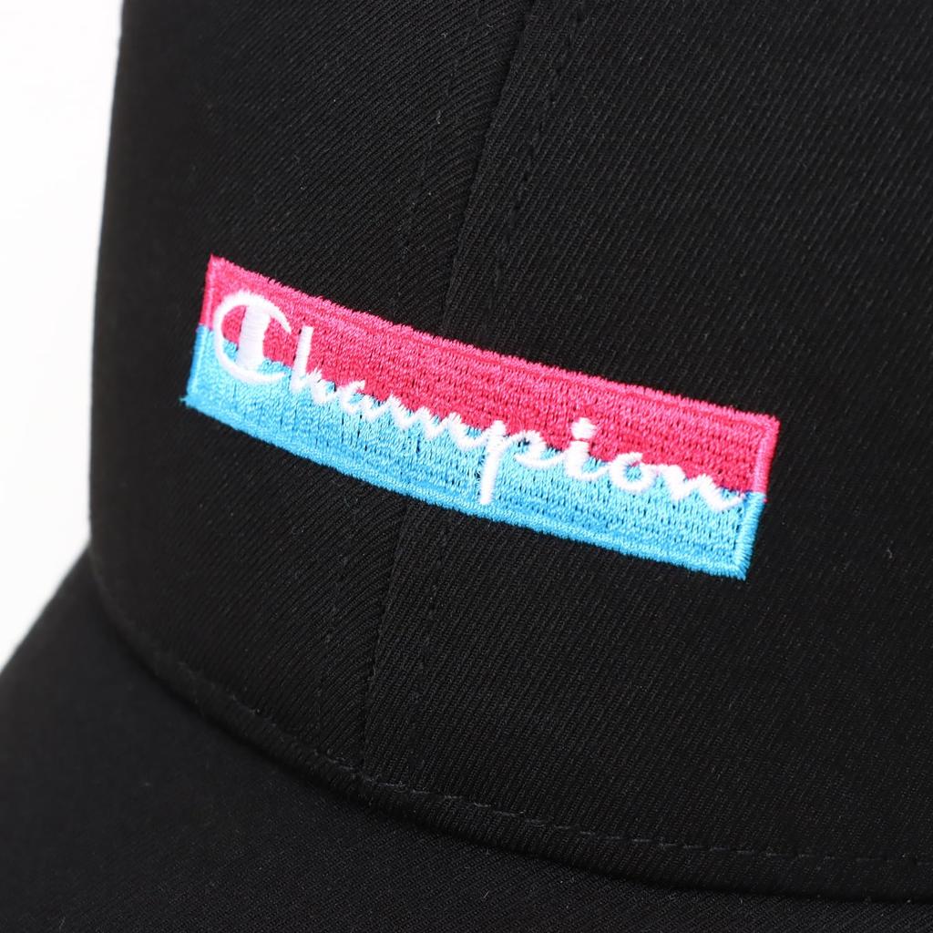 Champion Adjustable Graphic Logo Accessories Black Hat, Sweat-Absorbent, Quick-Drying, Strap, Print, Women's Cap, Golf, CW-ZG701C,