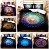 Three-Piece Set Of Twelve Constellations Disc Quilt Cover 3D Digital Printing Kit Bedding