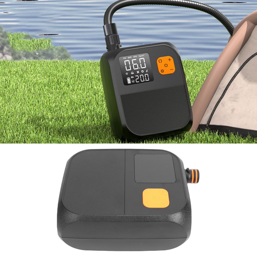 Насос для SUP-борда Перезаряжаемый Портативный Электрический до 25 PSI Автоматическое отключение для Stand UP Paddleboards Каяков Палаток