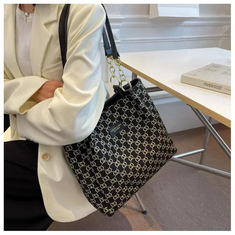 Женская сумка, новая, большая вместительная сумка-тоут, модная, ручная сумка, текстурная сумка через плечо