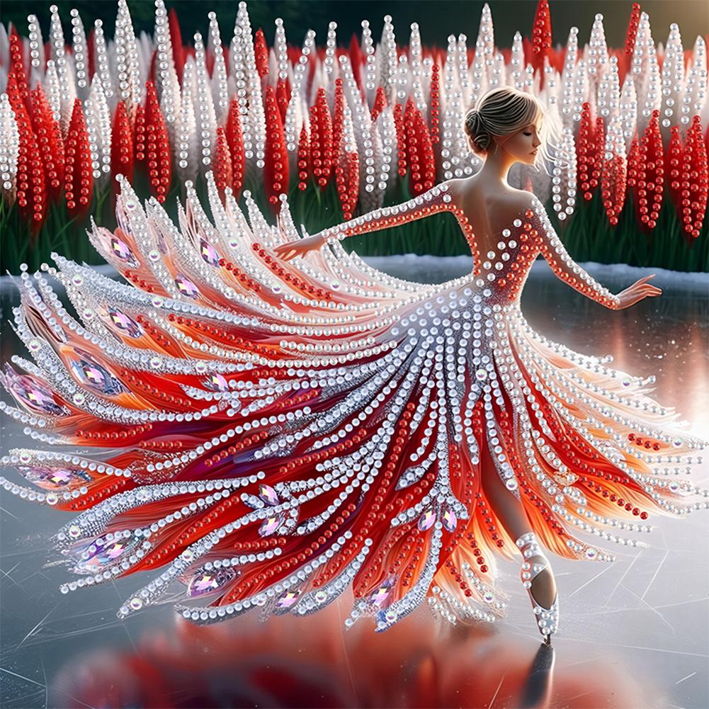 5D DIY Частичный набор для алмазной живописи со сверлом специальной формы, украшение для девочки 30x30 см