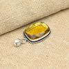 Citrine Gemstone 925 Sterling Silver Handmade Pendant Elegant Jewelry