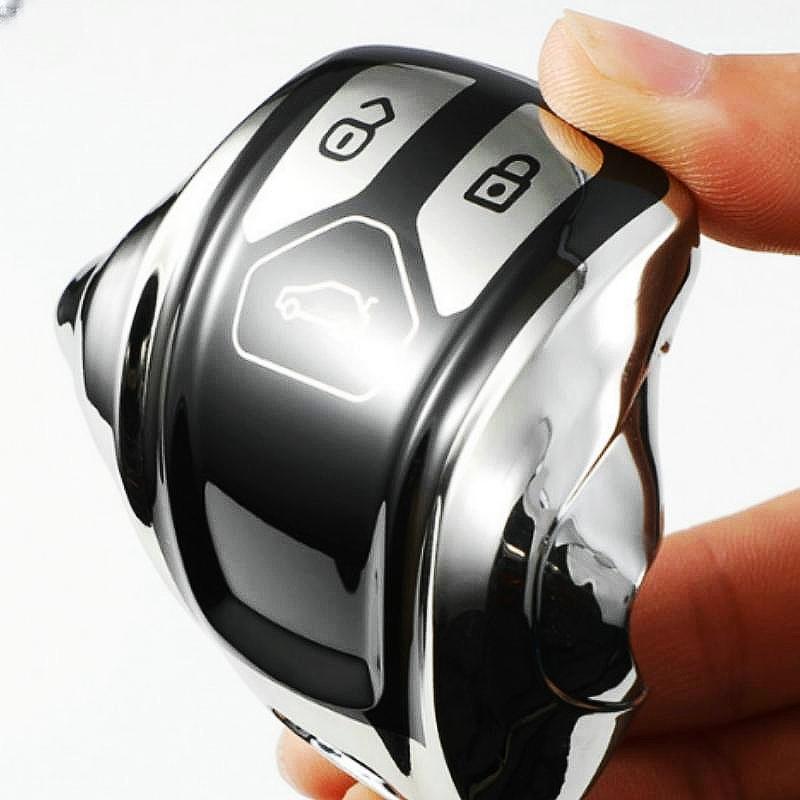 Мягкий чехол для дистанционного ключа из ТПУ для A1 A3 A4 B9 A5 A6 Q3 Q5 4M Q7 TT TTS RS Coupe, защитный держатель, аксессуары для брелоков