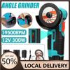 12V Cordless Angle Grinder Electric Metal Cutter Power Tools Mini Polishing Grinding Machine With Plastic Box