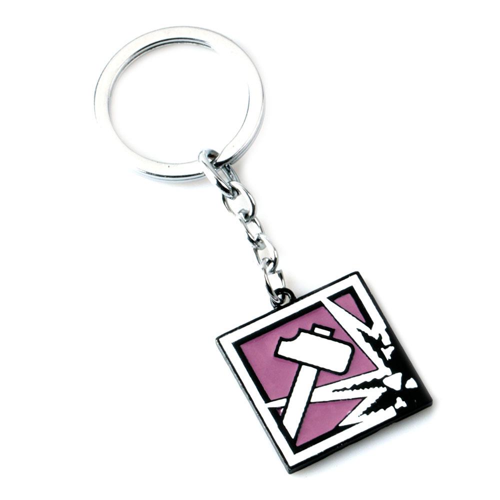 Alloy Keychain Pendant: R6 Anime Game Accessory