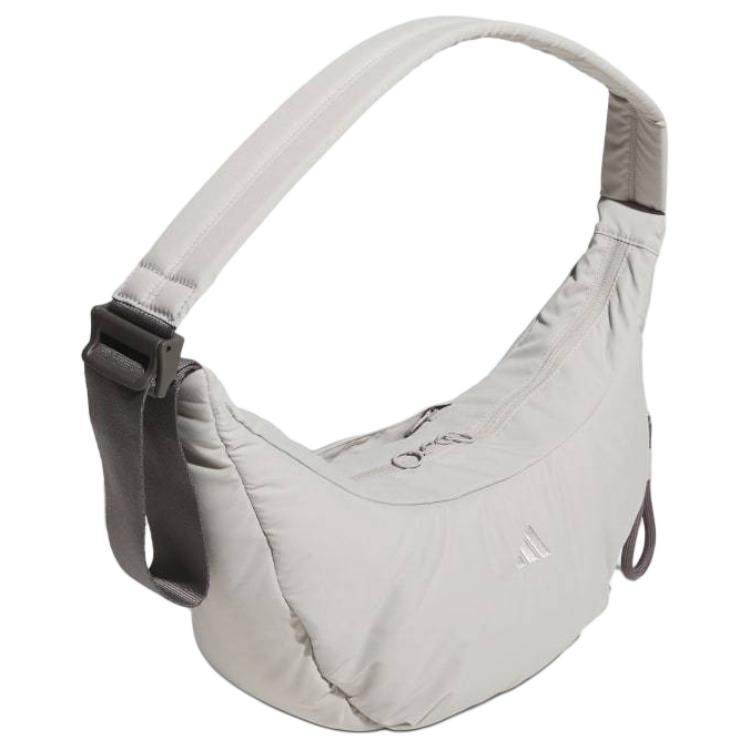 Adidas Сумка-тоут из полиэстера, Сумка через плечо Обычная Унисекс Серая Adidas JZ4418