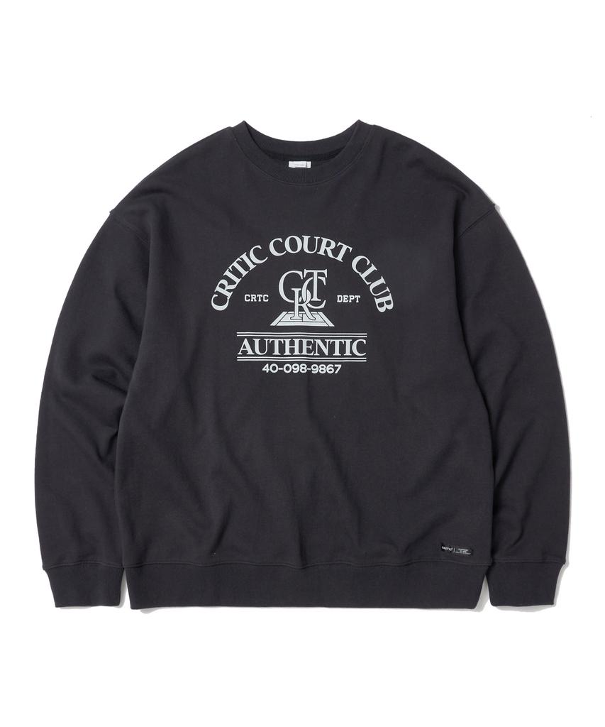 CRITIC Symbol Court Sweatshirt Charcoal