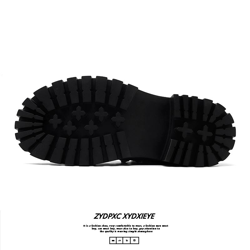 Модная кожаная обувь для мужчин, платформа, натуральная кожа, обувь больших размеров, высокое качество, дизайнерская, формальная, на платформе, повседневная, уличная