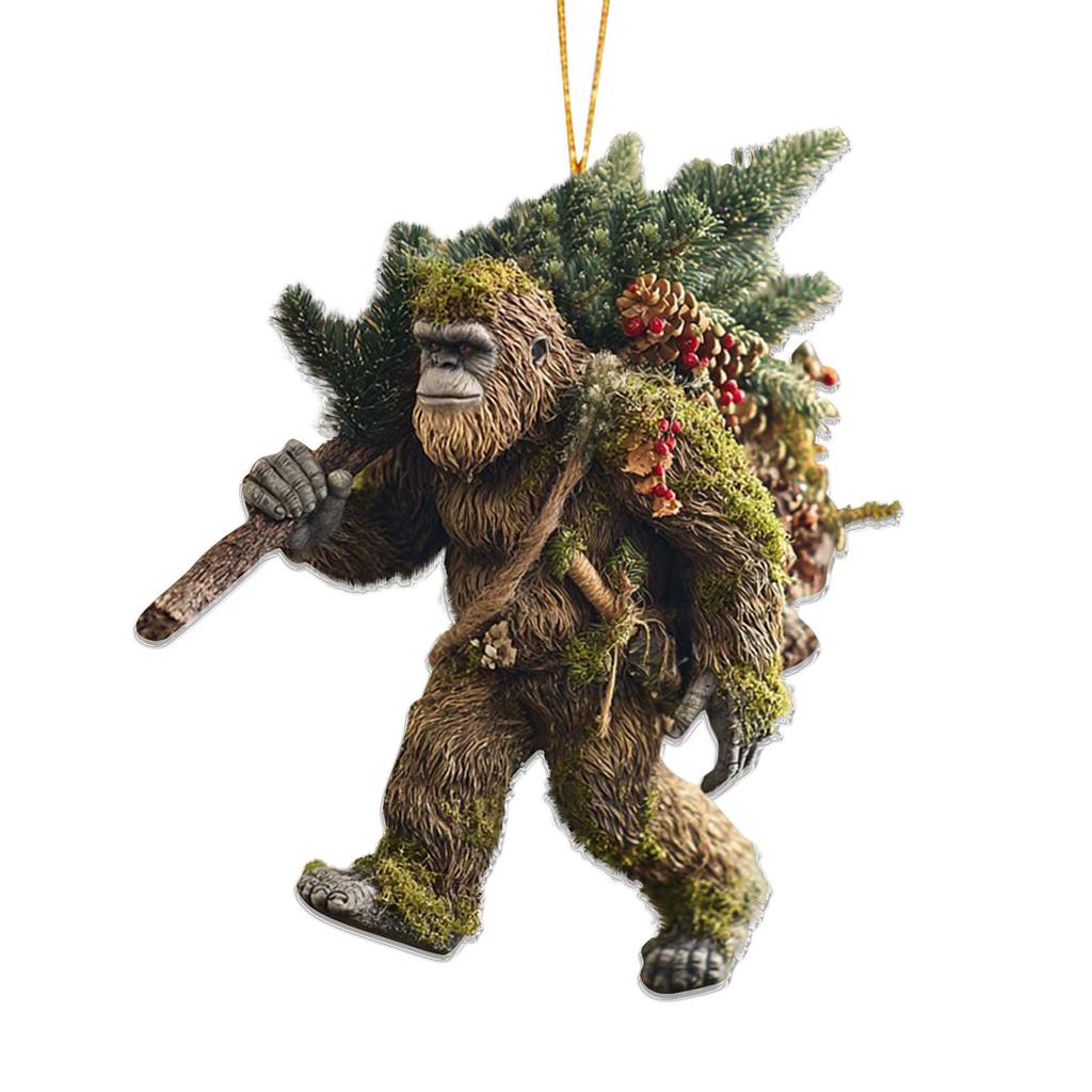 Подвесное украшение на елку, украшение в виде спортивного автомобиля, плоское украшение-подвеска